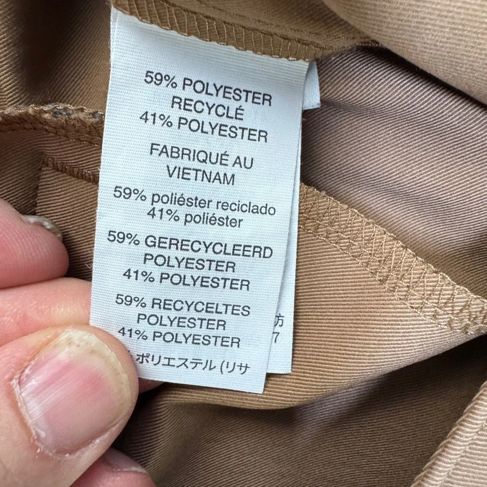 Vuori Meta Pant Mens 34 Tobacco Brown Performance Chino V427 Slim Straight